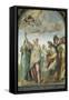 Augustus and Sibyl, 1528-Baldassare Peruzzi-Framed Stretched Canvas