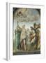 Augustus and Sibyl, 1528-Baldassare Peruzzi-Framed Giclee Print