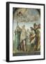 Augustus and Sibyl, 1528-Baldassare Peruzzi-Framed Giclee Print