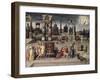 Augustus and the Tiburtine Sibyl, 16th century-Antoine Caron-Framed Giclee Print