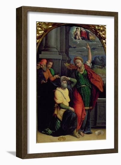 Augustus and the Tiburtine Sibyl-Benvenuto Tisi Da Garofalo-Framed Giclee Print