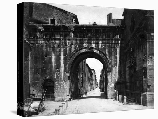 Augustus' Arch, Fano-null-Stretched Canvas