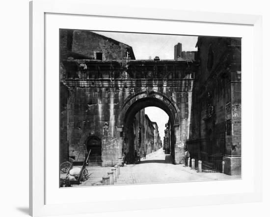 Augustus' Arch, Fano-null-Framed Photographic Print