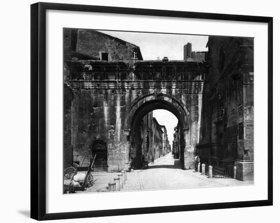 Augustus' Arch, Fano-null-Framed Photographic Print