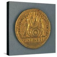 Augustus Aureus, Minted by Mint of Lyon, Verso, Roman Coins BC-null-Stretched Canvas