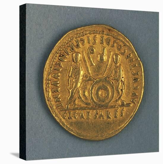 Augustus Aureus, Minted by Mint of Lyon, Verso, Roman Coins BC-null-Stretched Canvas