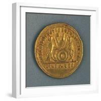 Augustus Aureus, Minted by Mint of Lyon, Verso, Roman Coins BC-null-Framed Giclee Print