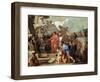 Augustus before the Tomb of Alexander the Great, 17th Century-Sébastien Bourdon-Framed Giclee Print