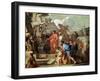 Augustus before the Tomb of Alexander the Great, 17th Century-Sébastien Bourdon-Framed Giclee Print