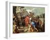 Augustus before the Tomb of Alexander the Great, 17th Century-Sébastien Bourdon-Framed Giclee Print