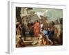 Augustus before the Tomb of Alexander the Great, 17th Century-Sébastien Bourdon-Framed Giclee Print