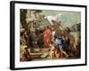 Augustus before the Tomb of Alexander the Great, 17th Century-Sébastien Bourdon-Framed Giclee Print