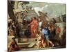 Augustus before the Tomb of Alexander the Great, 17th Century-Sébastien Bourdon-Mounted Giclee Print