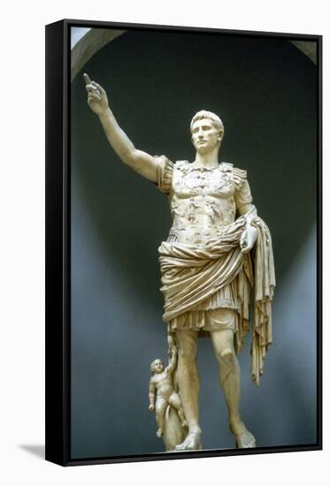 Augustus Caesar, First Roman Emperor-null-Framed Stretched Canvas