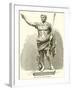 Augustus Caesar. (Found at Pompeii)-null-Framed Giclee Print