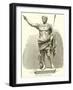 Augustus Caesar. (Found at Pompeii)-null-Framed Giclee Print