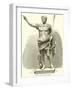 Augustus Caesar. (Found at Pompeii)-null-Framed Giclee Print