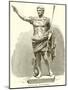 Augustus Caesar. (Found at Pompeii)-null-Mounted Giclee Print