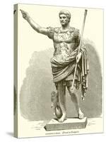 Augustus Caesar. (Found at Pompeii)-null-Stretched Canvas