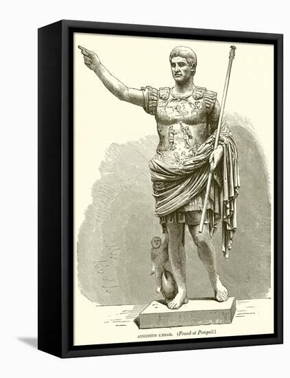 Augustus Caesar. (Found at Pompeii)-null-Framed Stretched Canvas