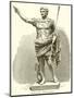 Augustus Caesar. (Found at Pompeii)-null-Mounted Giclee Print