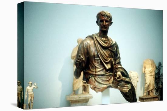 Augustus Caesar - Gaius Julius Caesar Octavianus (63 BC-14 A), First Roman Emperor-null-Stretched Canvas
