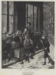 A Christmas Party, Out in the Cold-Augustus Edward Mulready-Giclee Print