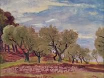 Study for 'On Canford Heath' C.1912-Augustus Edwin John-Giclee Print