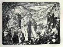 Moses and the Brazen Serpent, 1898-Augustus Edwin John-Giclee Print