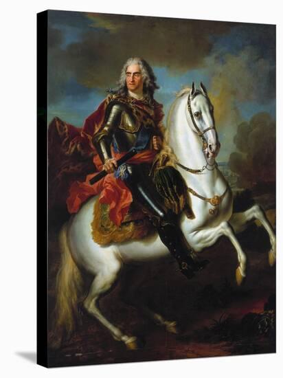 Augustus II the Strong-Louis de Silvestre-Stretched Canvas