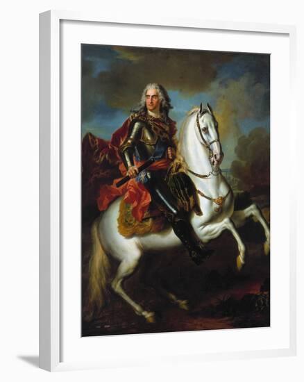 Augustus II the Strong-Louis de Silvestre-Framed Giclee Print