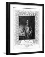 Augustus Keppel, Viscount Keppel, (1725-178), 19th Century-Henry Thomas Ryall-Framed Giclee Print