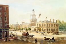 Fairmount Waterworks, Philadelphia, Pa, 1848-Augustus Kollner-Framed Stretched Canvas