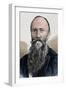 Augustus Le Plongeon (1825-1908) British-American Antiquarian. Portrait. Colored-null-Framed Giclee Print