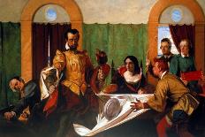 The Death of Buckingham, 1850S-Augustus Leopold Egg-Giclee Print