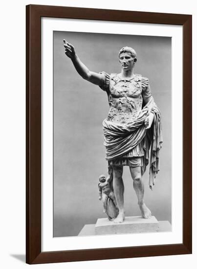 Augustus of Prima Porta Ancient Roman Statue-null-Framed Photographic Print