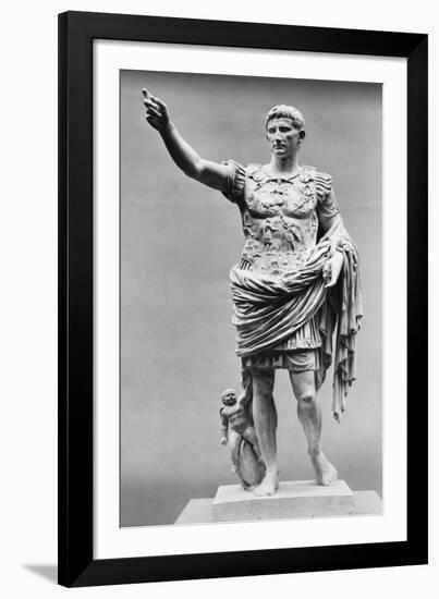 Augustus of Prima Porta Ancient Roman Statue-null-Framed Photographic Print