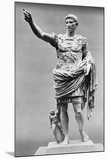 Augustus of Prima Porta Ancient Roman Statue-null-Mounted Photographic Print