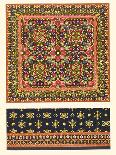 Plate of Design for Carpets, from 'Industrial Arts of the Nineteenth Century', by Matthew Digby Wya-Augustus Welby Pugin-Giclee Print