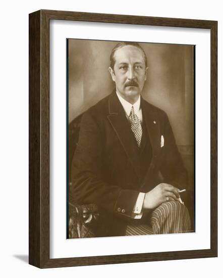 Augustus Wilhelm of Prussia Fourth of the Six Sons of Kaiser Wilhelm II of Germany-null-Framed Photographic Print