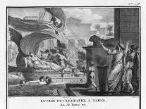 The Head of Pompeius Treacherously Murdered in Egypt is Brought to His Opponent Caesar-Augustyn Mirys-Photographic Print
