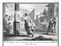 Marcus Antonius Believing Cleopatra Dead Kills Himself to Cleopatra's Distress-Augustyn Mirys-Art Print