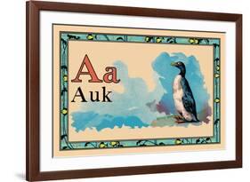 Auk-null-Framed Art Print