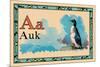 Auk-null-Mounted Art Print