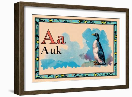 Auk-null-Framed Art Print