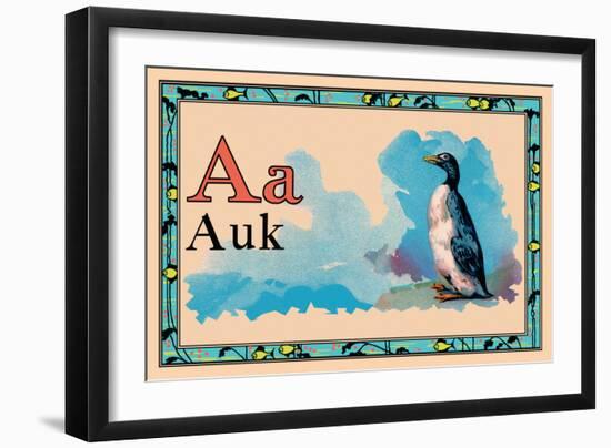 Auk-null-Framed Art Print