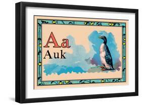 Auk-null-Framed Art Print