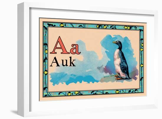 Auk-null-Framed Art Print