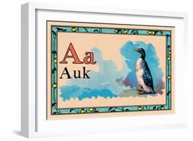 Auk-null-Framed Art Print