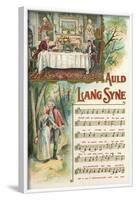 Auld Lang Syne Sheet Music-null-Framed Art Print